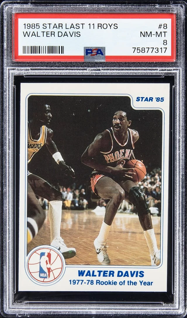 1985-86 Star Last 11 ROYS Walter Davis #8 card image