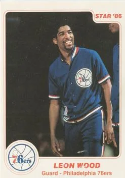 1985-86 Star Leon Wood #9 card image