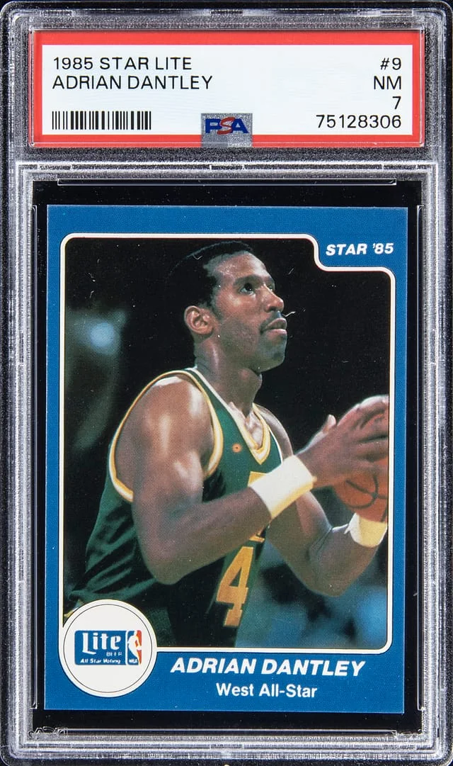 1985-86 Star Lite Adrian Dantley #9 card image