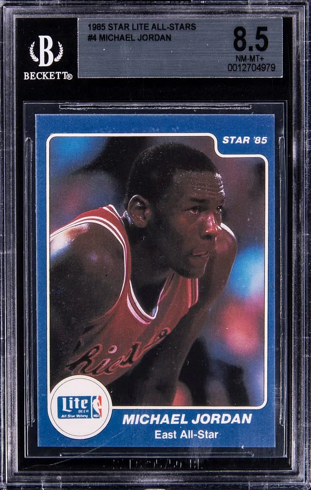 1985-86 Star Lite All-Stars Michael Jordan #4 card image