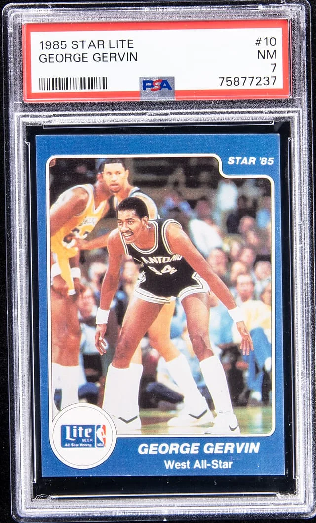 1985-86 Star Lite George Gervin #10 card image