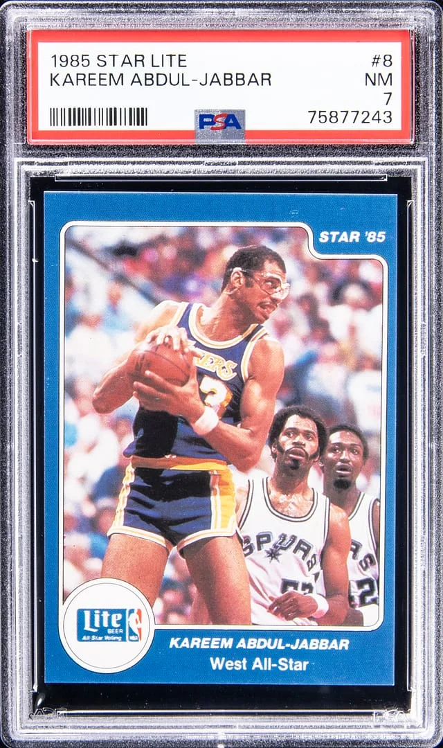 1985-86 Star Lite Kareem Abdul-Jabbar #8 card image