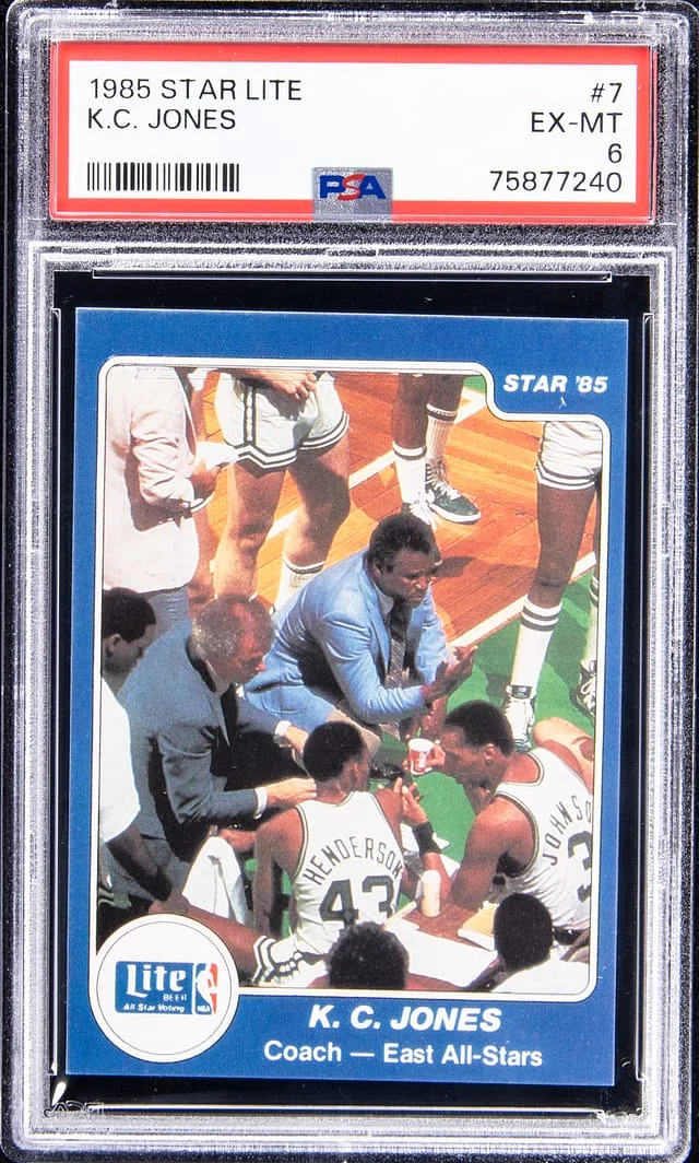1985-86 Star Lite K.C. Jones #7 card image