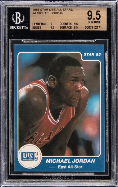 1985-86 Star Lite Michael Jordan #4 card image