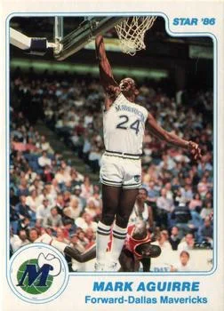 1985-86 Star Mark Aguirre #160 card image