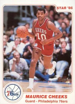 1985-86 Star Maurice Cheeks #1 card image