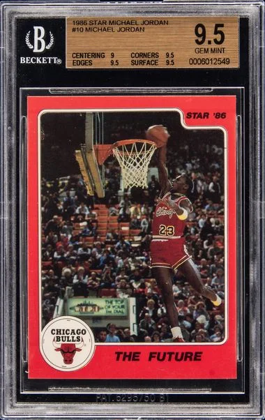 1985-86 Star Michael Jordan Michael Jordan #10 card image