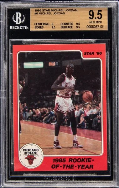 1985-86 Star Michael Jordan Michael Jordan #6 card image