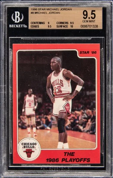 1985-86 Star Michael Jordan Michael Jordan #8 card image