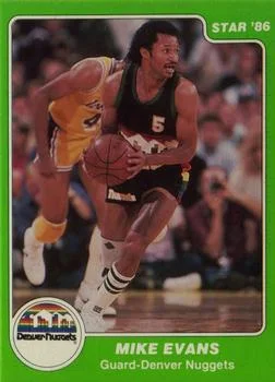 1985-86 Star Mike Evans #53 card image