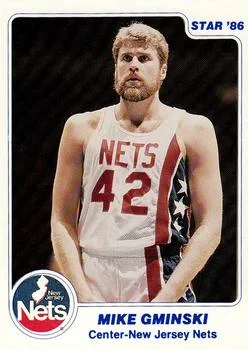 1985-86 Star Mike Gminski #62 card image