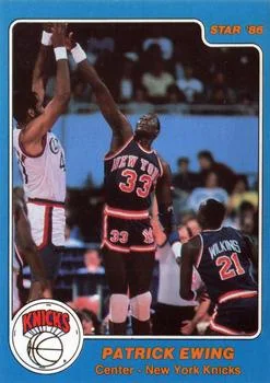 1985-86 Star Patrick Ewing #166 card image