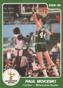1985-86 Star Paul Mokeski #127 card image