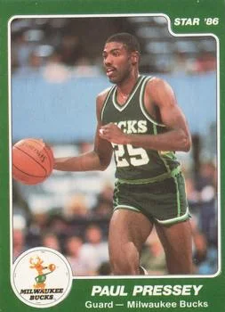 1985-86 Star Paul Pressey #130 card image