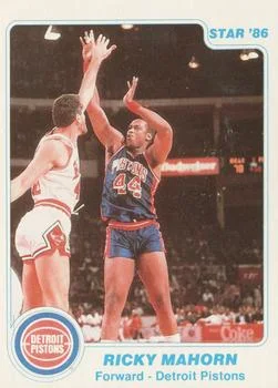 1985-86 Star Rick Mahorn #16 card image
