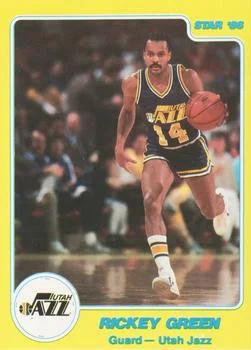 1985-86 Star Rickey Green #142 card image