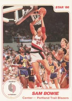 1985-86 Star Sam Bowie #104 card image