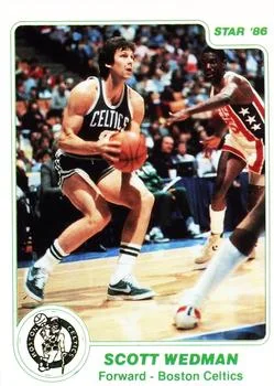 1985-86 Star Scott Wedman VARVAR: White border #102a card image