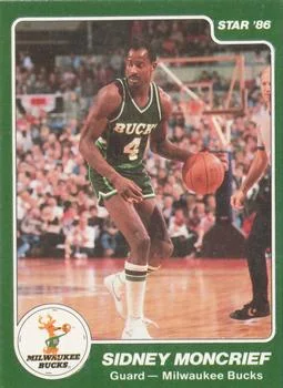 1985-86 Star Sidney Moncrief #128 card image