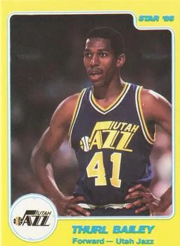 1985-86 Star Thurl Bailey #140 card image