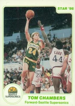 1985-86 Star Tom Chambers #66 card image