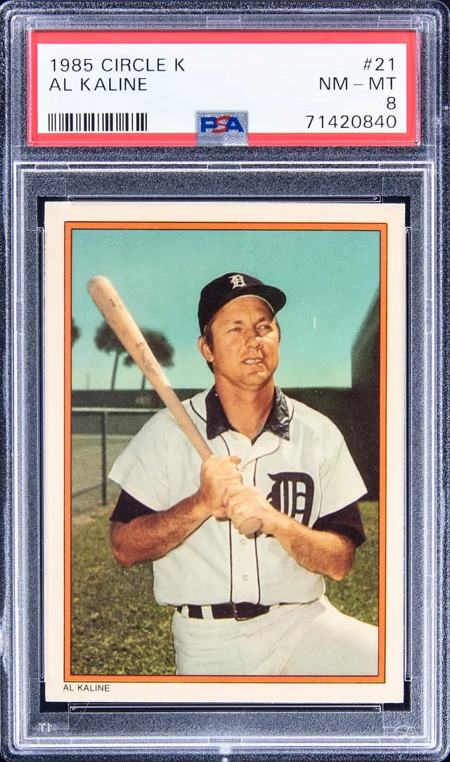 1985 Circle K Al Kaline #21 card image
