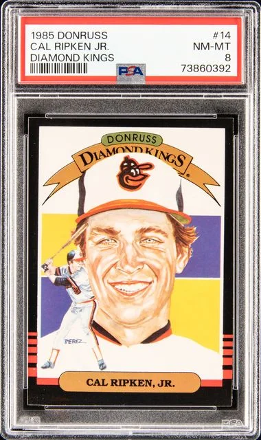 1985 Donruss Diamond Kings Cal Ripken Jr. #14 card image