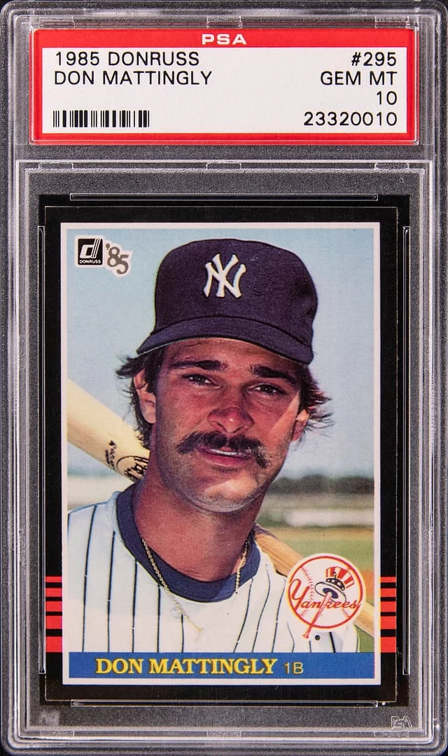 1985 Donruss Don Mattingly #295 card image