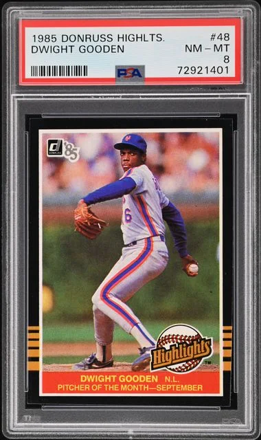 1985 Donruss Dwight Gooden Highlights #48 card image