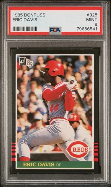 1985 Donruss Eric Davis #325 card image