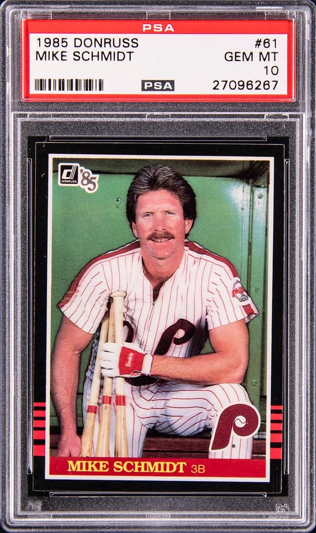 1985 Donruss Mike Schmidt #61 card image