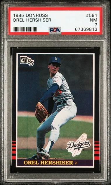 1985 Donruss Orel Hershiser #581 card image