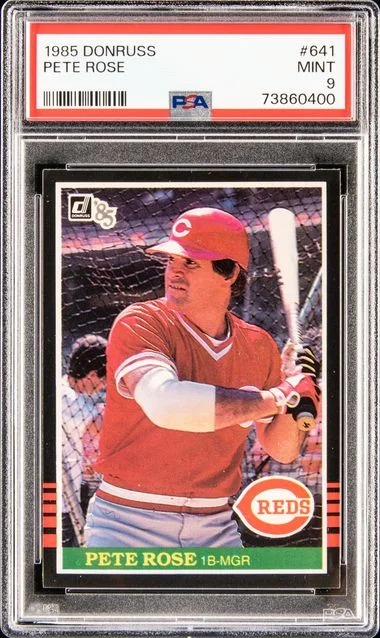 1985 Donruss Pete Rose #641 card image
