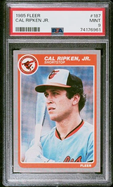 1985 Fleer Cal Ripken Jr. #187 card image