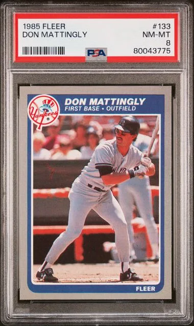 1985 Fleer Don Mattingly #133 card image