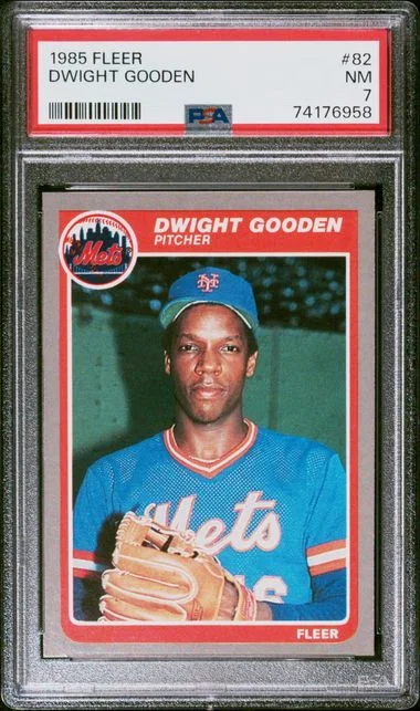 1985 Fleer Dwight Gooden #82 card image