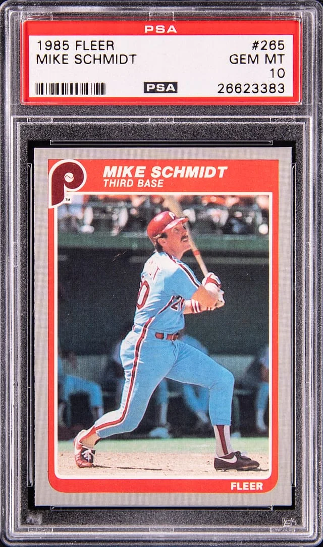 1985 Fleer Mike Schmidt #265 card image