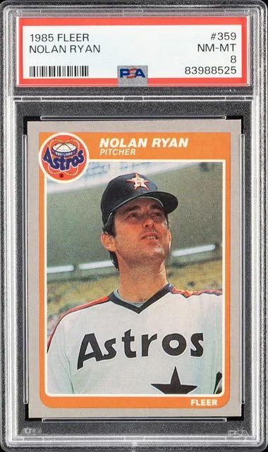 1985 Fleer Nolan Ryan #359 card image