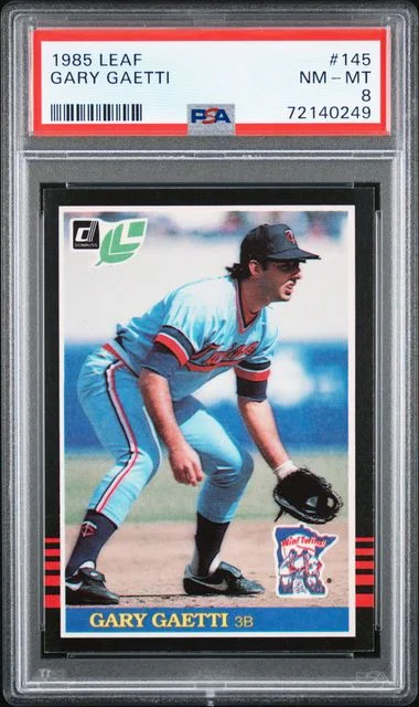 1985 Leaf Gary Gaetti #145 card image