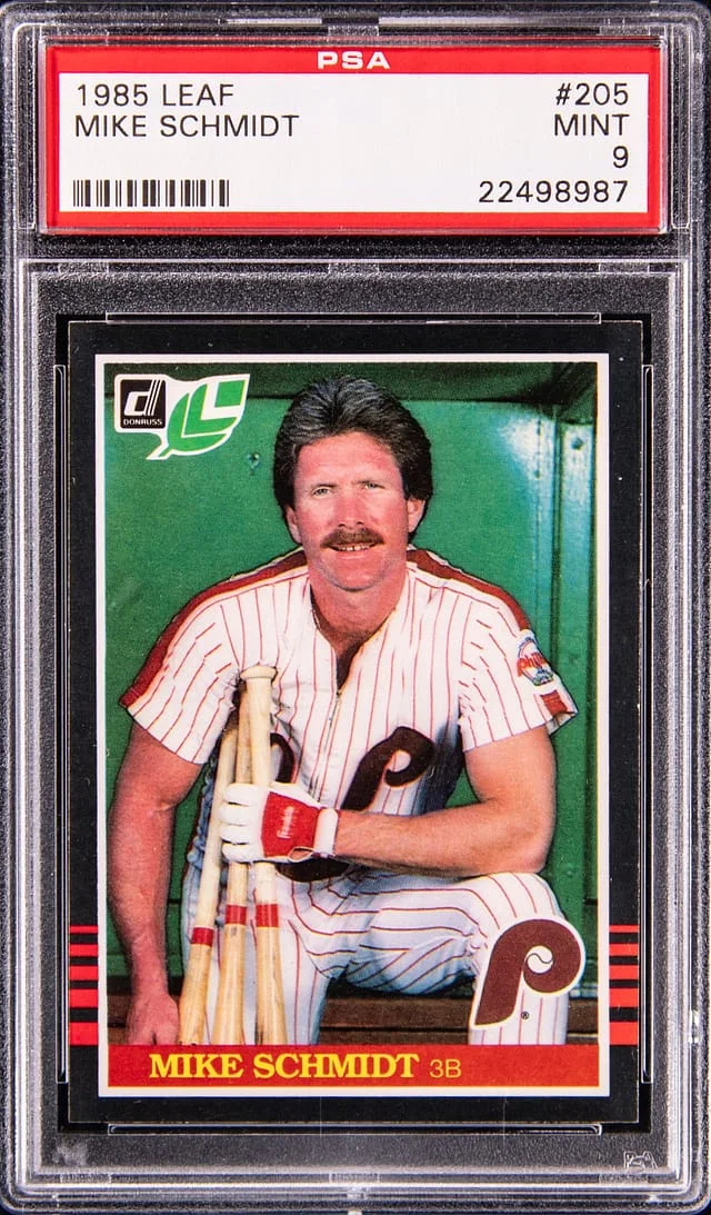 1985 Leaf Mike Schmidt #205 card image