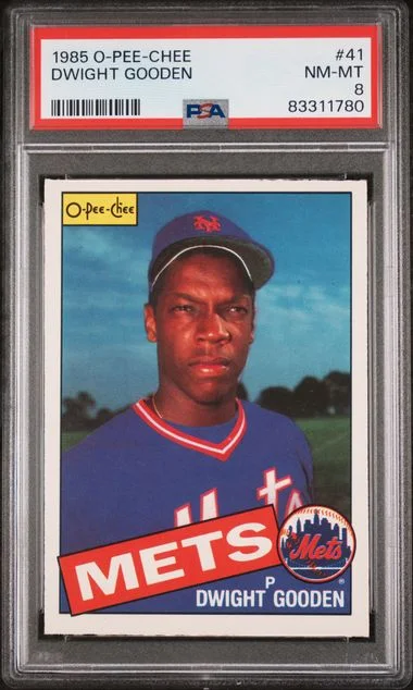 1985 O-Pee-Chee Dwight Gooden #41 card image