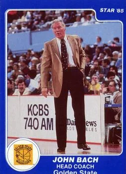 1985 Star Coaches John Bach Head Coach #NNO card image