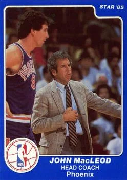 1985 Star Coaches John MacLeod Head Coach #NNO card image
