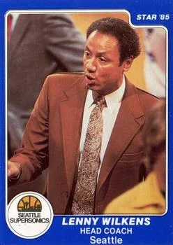 1985 Star Coaches Lenny Wilkens Head Coach #NNO card image