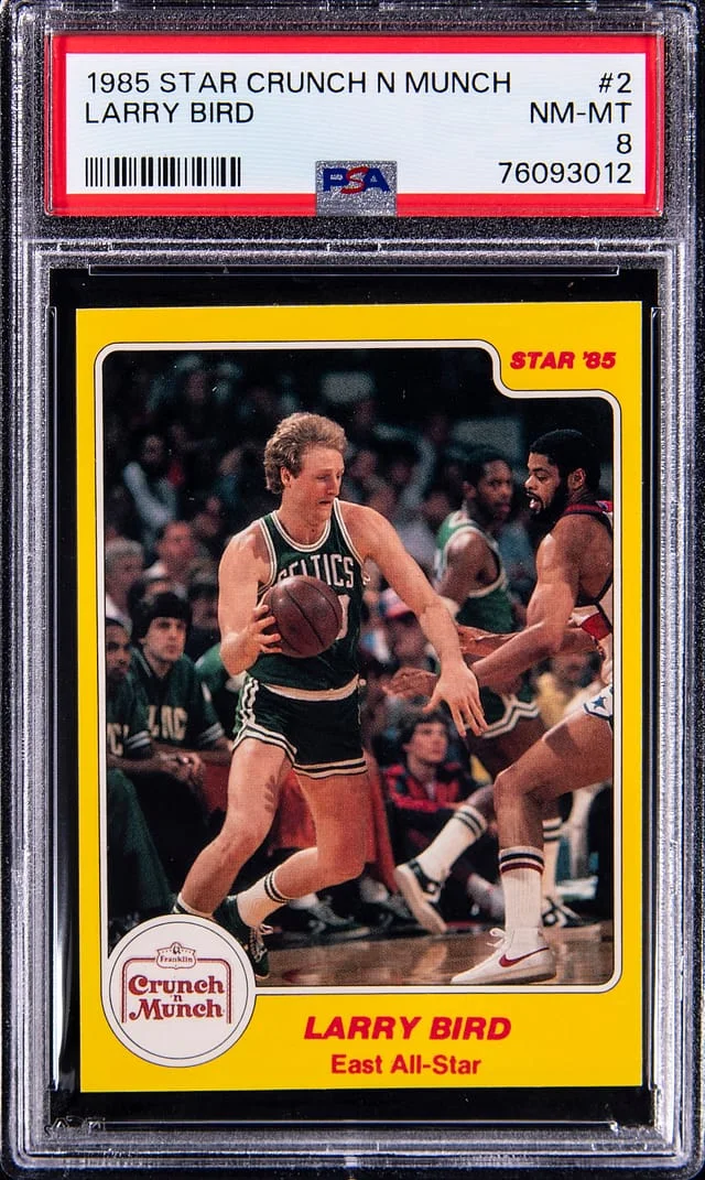 1985 Star Crunch 'N Munch Larry Bird #2 card image