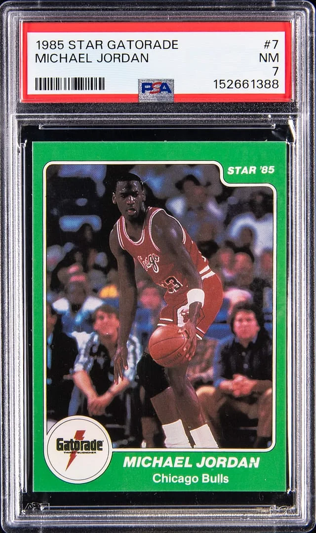 1985 Star Gatorade Michael Jordan #7 card image