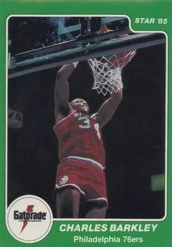 1985 Star Gatorade Slam Dunk Charles Barkley SP #NNO card image