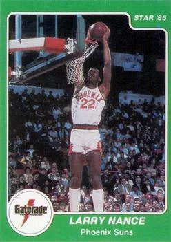 1985 Star Gatorade Slam Dunk Larry Nance #2 card image
