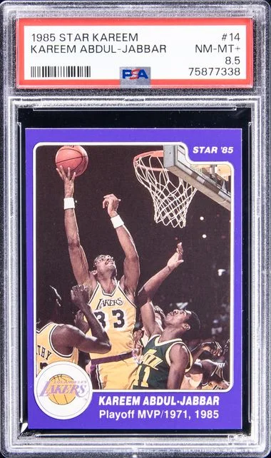 1985 Star Kareem Abdul-Jabbar Kareem Abdul-Jabbar #14 card image