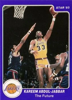 1985 Star Kareem Abdul-Jabbar Kareem Abdul-Jabbar The Future #18 card image